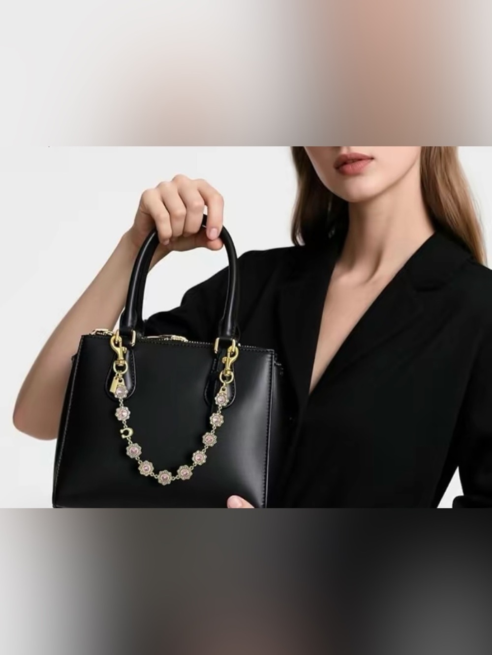 🎀Luxury Rhinestone Bag Chain Strap & Charm Purse Replacement Strap - Picture 6 of 8